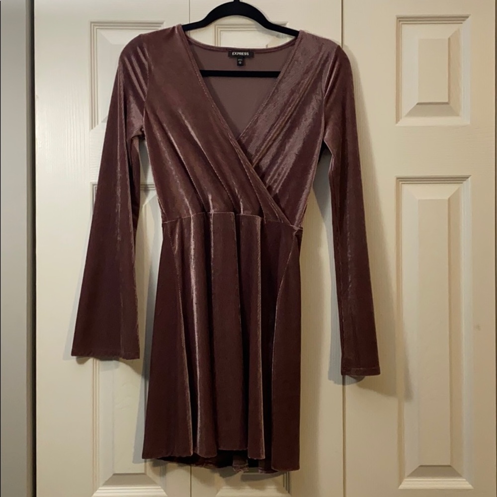 Pink Wide Sleeve Dress